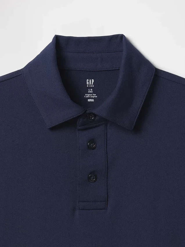 Performance-polo voor kinderen