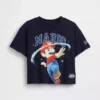 Peuter Super Mario oversized T-shirt met print