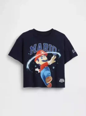Peuter Super Mario oversized T-shirt met print
