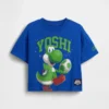 Peuter Super Mario oversized T-shirt met print