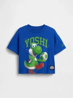 Peuter Super Mario oversized T-shirt met print