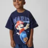 Peuter Super Mario oversized T-shirt met print