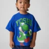 Peuter Super Mario oversized T-shirt met print