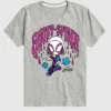 Peuter-T-shirt met korte mouwen: Marvel Scribble Ghost Spider