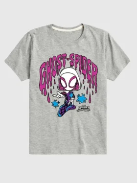 Peuter-T-shirt met korte mouwen: Marvel Scribble Ghost Spider