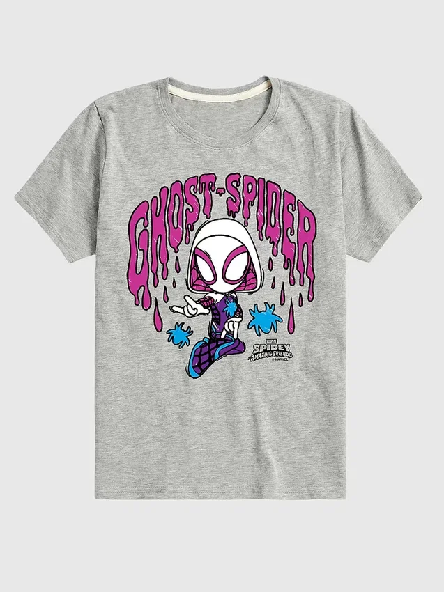 Peuter-T-shirt met korte mouwen: Marvel Scribble Ghost Spider
