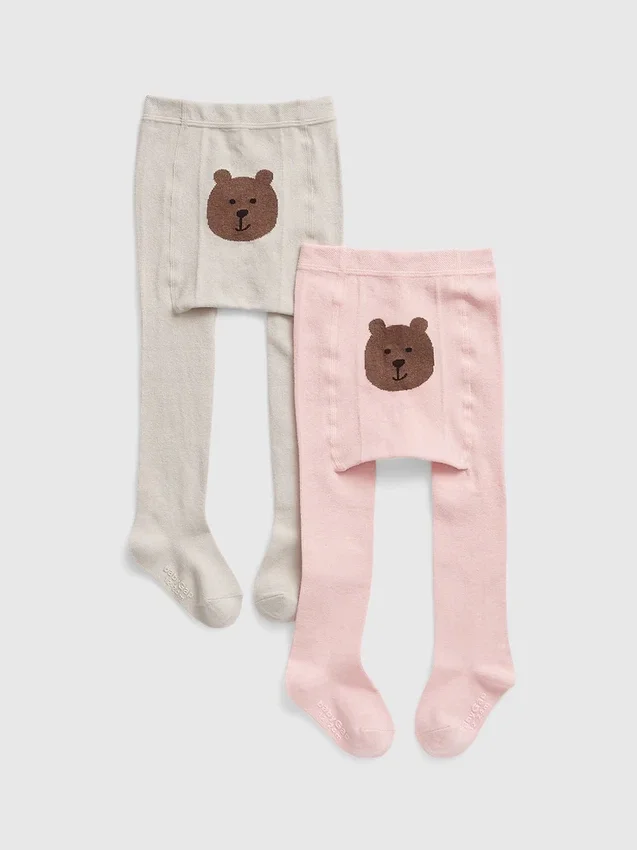 Peuterpanty met berenprint (2-pack)