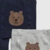 Peuterpanty met berenprint (2-pack)