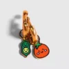 Pierced Co-bedeltjes in de vorm van een erwtenpeul en tomaat voor Huggie-oorbellen