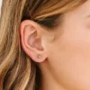 Pierced Co Kleine klassieke bloemoorbellen met schroefsluiting