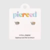 Pierced Co-oorbellen met schroefsluiting in de vorm van een gieter