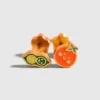 Pierced Co Pea Pod / Tomato oorbellen met schroefsluiting