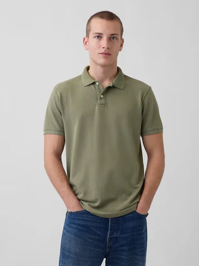 Piqué-poloshirt