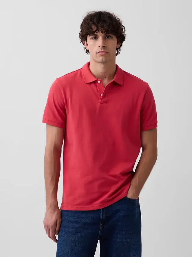 Piqué-poloshirt