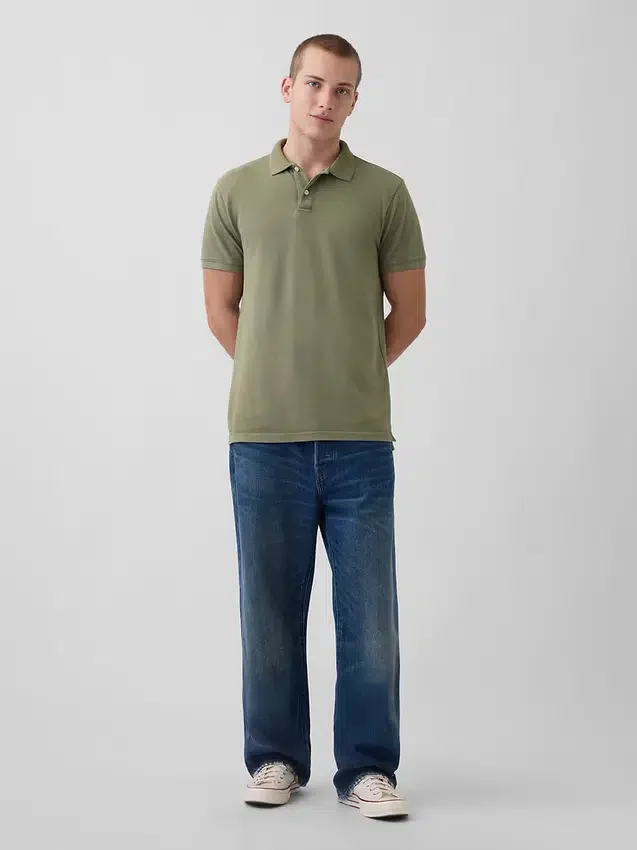 Piqué-poloshirt