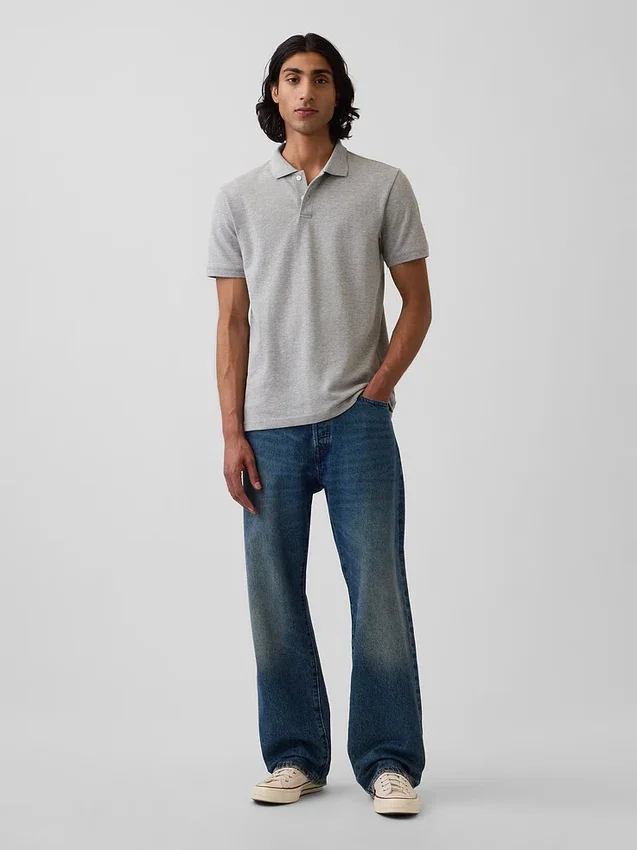 Piqué-poloshirt