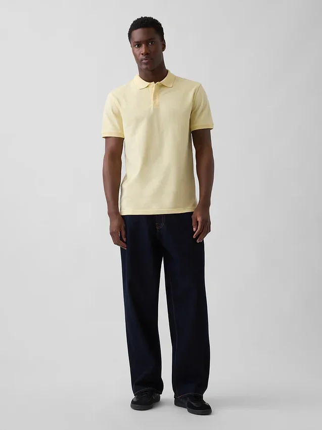Piqué-poloshirt