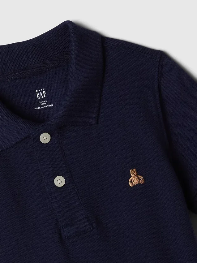 Piqué poloshirt voor Baby & Peuter
