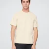 Piqué T-shirt met losse pasvorm