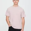Piqué T-shirt met losse pasvorm