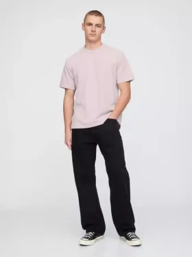 Piqué T-shirt met losse pasvorm