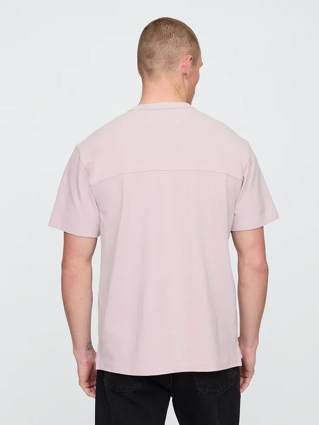 Piqué T-shirt met losse pasvorm
