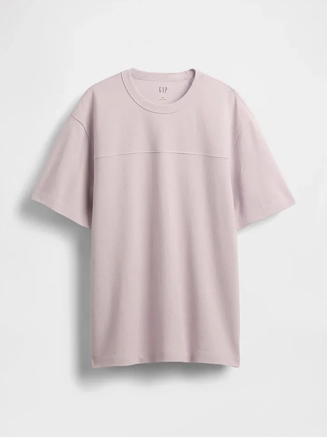 Piqué T-shirt met losse pasvorm