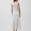 Pointelle maxi-jurk