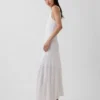 Pointelle maxi-jurk