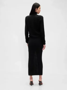 Pointelle-maxi-rok