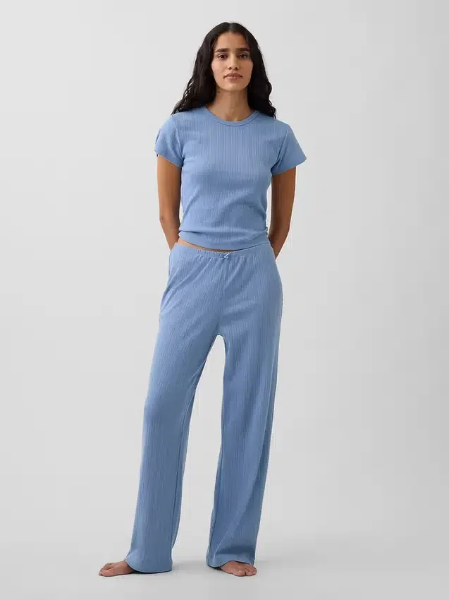 Pointelle-pyjama-broek