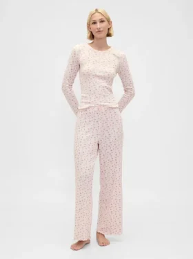 Pointelle-pyjama-broek