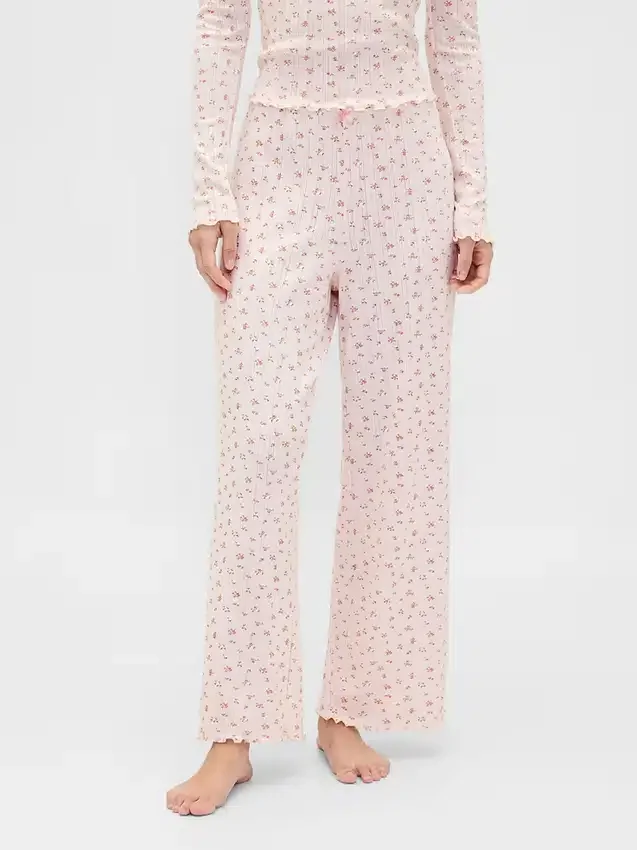 Pointelle-pyjama-broek