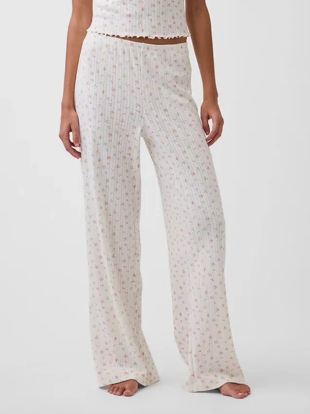 Pointelle-pyjama-broek