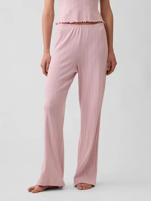Pointelle-pyjama-broek