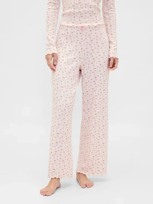 Pointelle-pyjama-broek