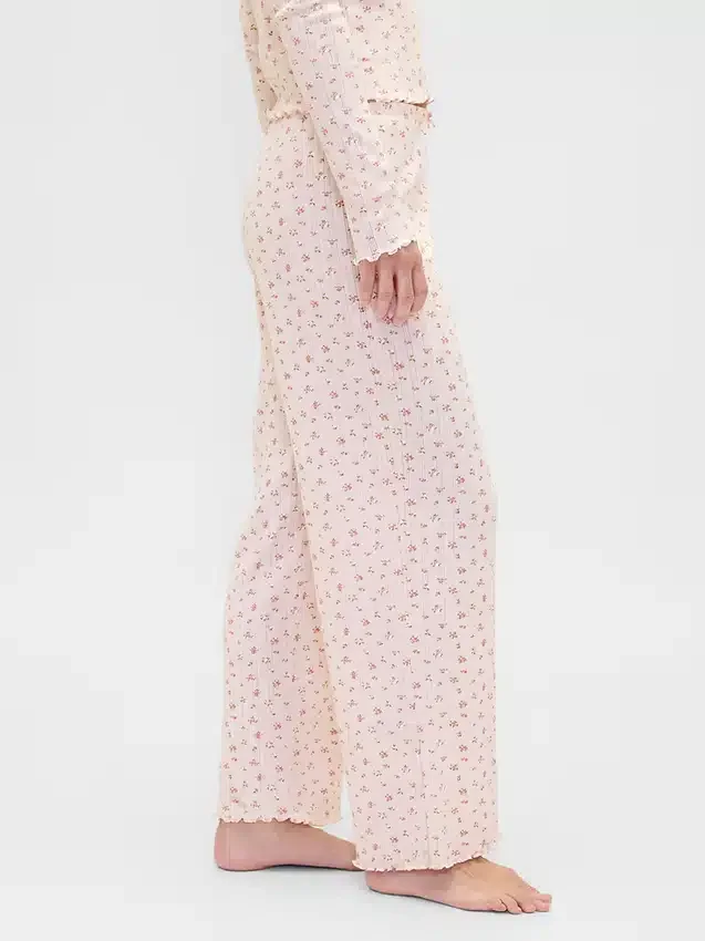 Pointelle-pyjama-broek