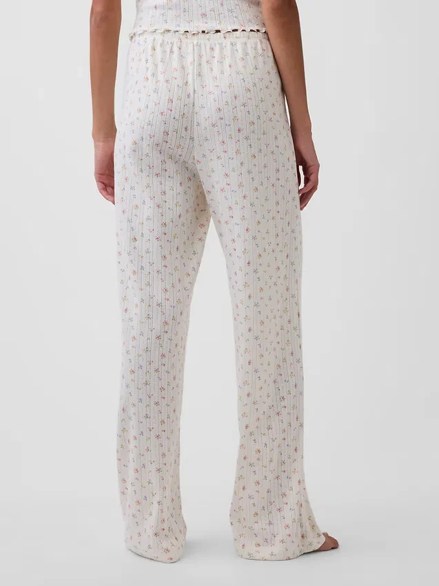 Pointelle-pyjama-broek