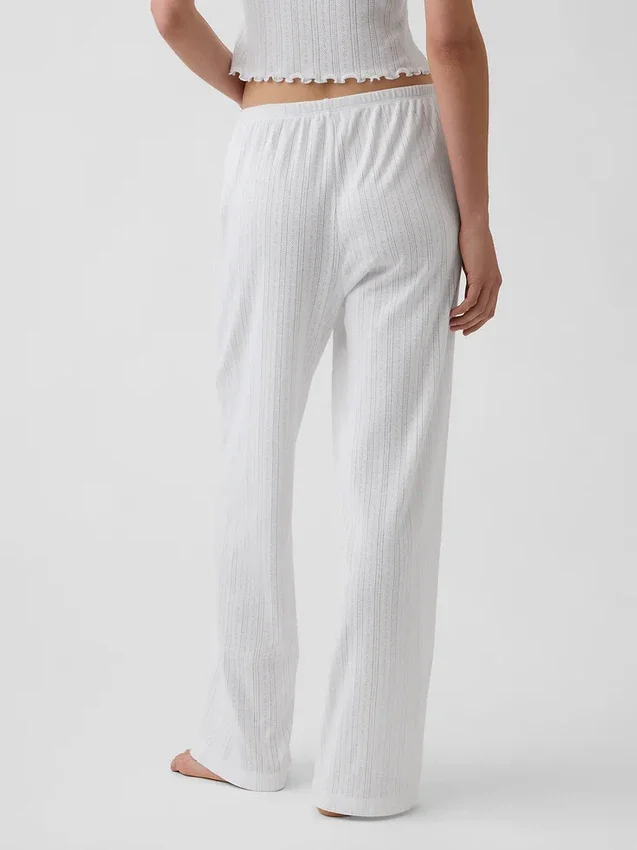 Pointelle-pyjama-broek