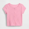 Pointelle-ribtop voor Baby & Peuter