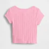 Pointelle-ribtop voor Baby & Peuter