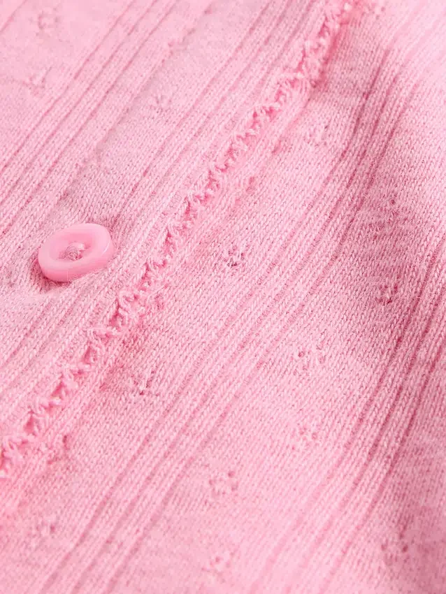 Pointelle-ribtop voor Baby & Peuter