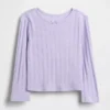 Pointelle-T-shirt voor Baby & Peuter