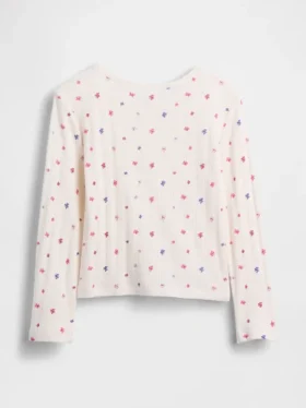 Pointelle-T-shirt voor Baby & Peuter