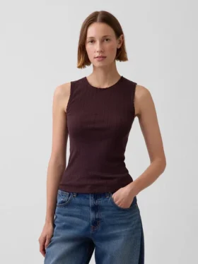 Pointelle-tanktop