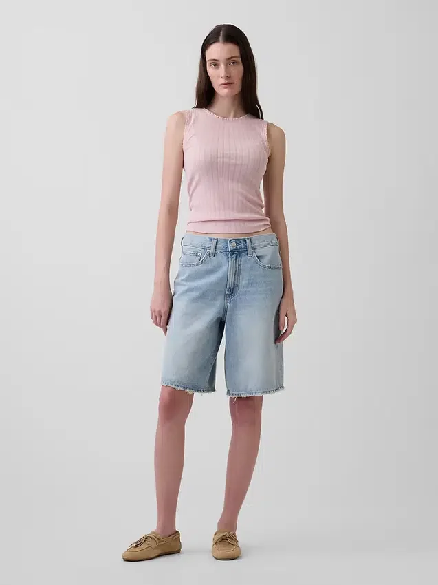 Pointelle-tanktop