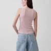 Pointelle-tanktop