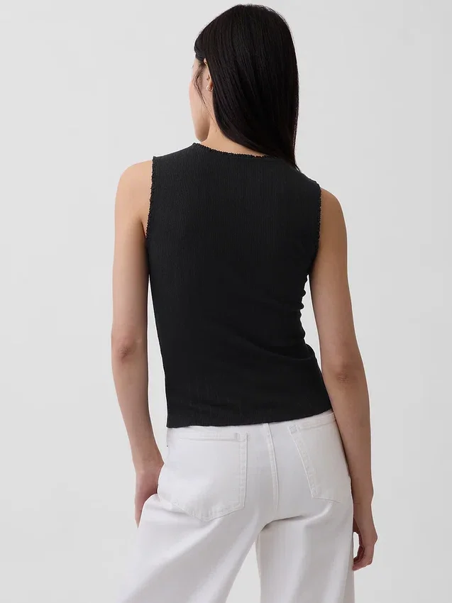 Pointelle-tanktop