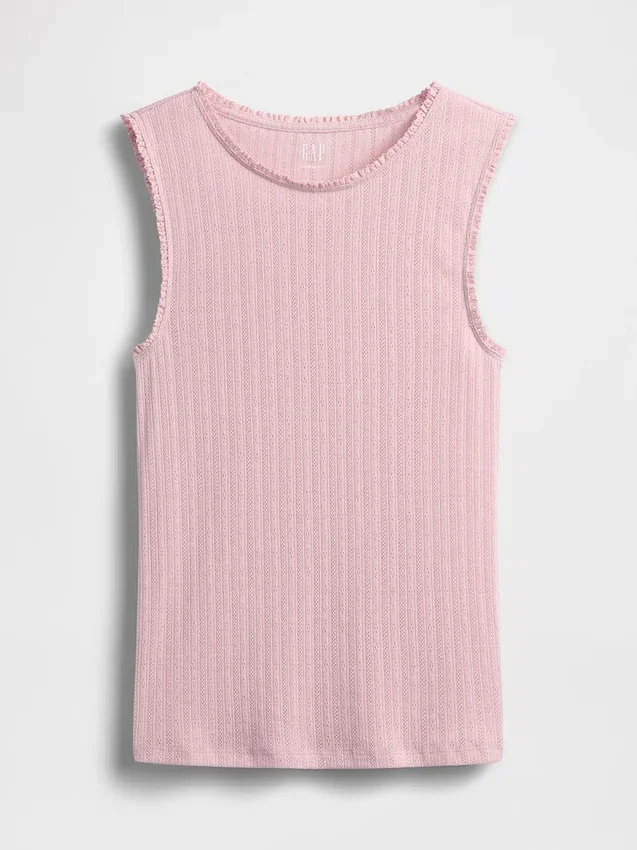 Pointelle-tanktop