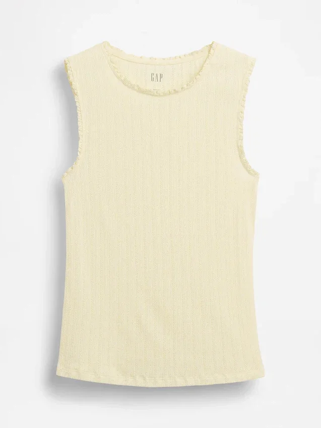 Pointelle-tanktop